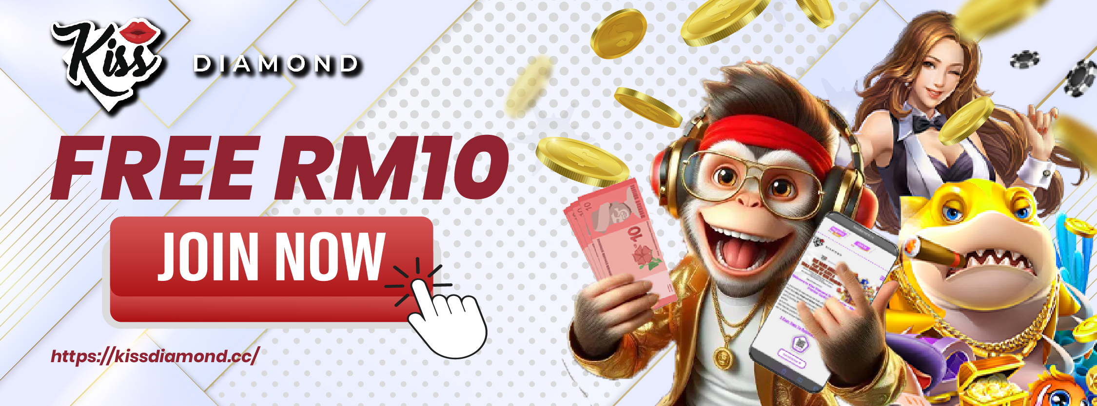 Kissdiamond Free RM10